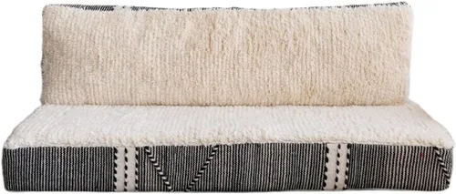 Vista 10 de arabicsofa Sofás de Suelo Coloridos de Estilo Marroquí – Cojines de Suelo Modulares Hechos a Mano (Beige 16, Sofá de Suelo de 4 pies)