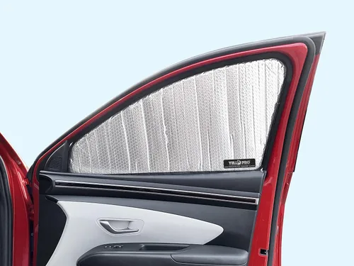 Vista 4 de YelloPro - Parasol para ventana lateral para asiento delantero (juego de 2) ajuste personalizado para Nissan Sentra Sedan 2020 2021 2022 2023 2024