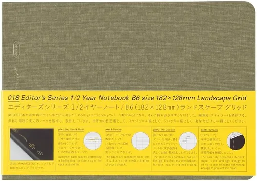 Vista 14 de Nitoms SS0066 STALOGY Nota 1/2 Ear Note B6 Cuadrada Horizontal Paisaje Negro