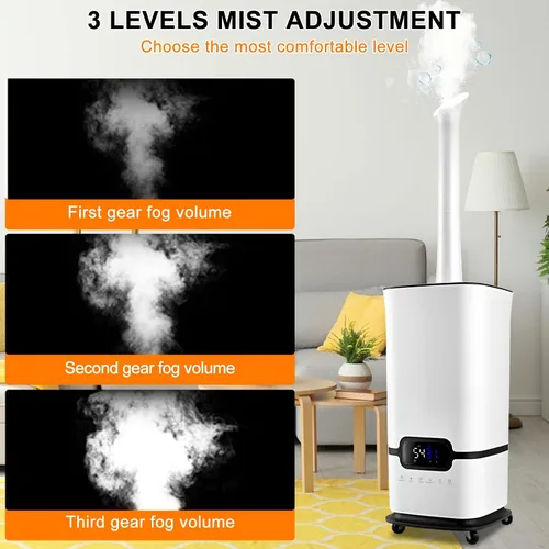 Vista 4 de JIAWANSHUN Humidificador industrial para plantas comerciales, llenado automático de agua, cobertura de 1200 pies cuadrados, salida de niebla de 50.7