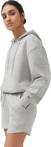 Vista 4 de ellos Pantalón corto de forro polar de talla grande para mujer con cordón en la cintura