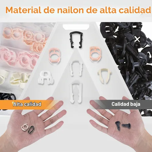 Vista 4 de OTUAYAUTO - Clips para línea de combustible, 70 piezas de clips de retención de línea de combustible