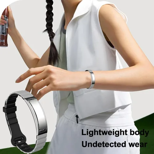 Vista 5 de Pulsera inteligente de fitness, pulsera de salud, monitor de frecuencia cardíaca, contador de pasos, calorías, podómetro, cámara remota, rastreador
