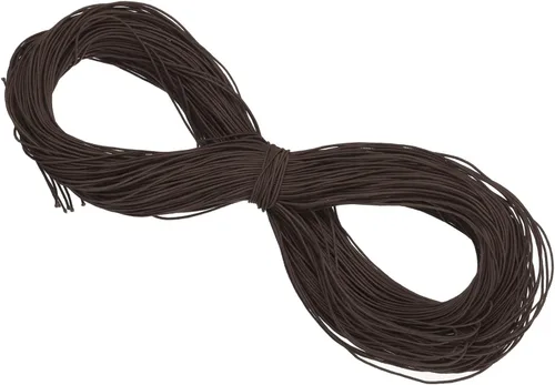 Vista 47 de PATIKIL Cuerda elástica elástica de 109 yardas (328.1 ft), cuerda elástica pesada de 0.059 in, albaricoque para manualidades, correas de gancho