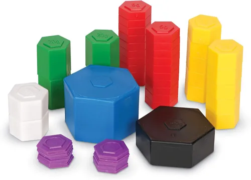 Vista 2 de Learning Resources - Juego de 58 pesas métricas, 0.23 onzas, 0.25 onzas, 0.77 onzas, 0.77 onzas, 3.5 onzas, 3.53 oz, 35.27 oz