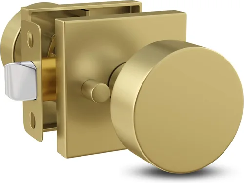 Vista 29 de Mega Handles - Cerradura de cerrojo SUANA I Cerradura de entrada - Cerradura de cerrojo cuadrada de alta resistencia para puertas zurdas o diestras