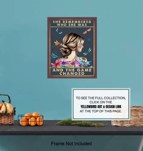 Vista 7 de Decoración de pared con citas positivas, regalos de aliento edificantes para mujeres, arte de pared motivacional bohemio, citas inspiradoras, póster