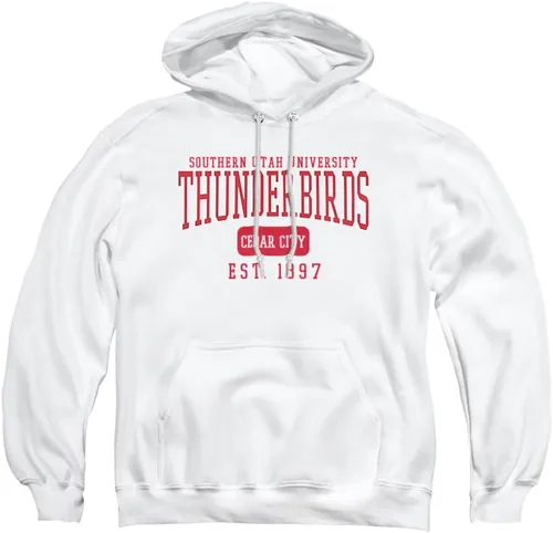 Vista 114 de LOGOVISION Colección de sudaderas con capucha unisex con diseño oficial de Collegiate Est. Date para hombres y mujeres