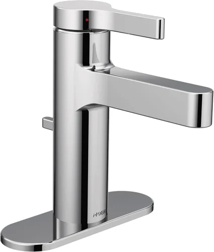 Vista 5 de Moen Vichy 6710 - Grifo de baño cromado con una manija