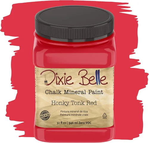 Vista 77 de Pintura para muebles con acabado de tiza Dixie Belle Paint Company - Amatista (4oz) - Pintura mineral de tiza chic púrpura profundo mate