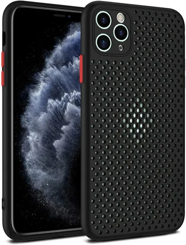 Vista 25 de Funda de disipación de calor para teléfono, nueva funda celular permeable con agujeros para disipación de calor, protección completa de lente