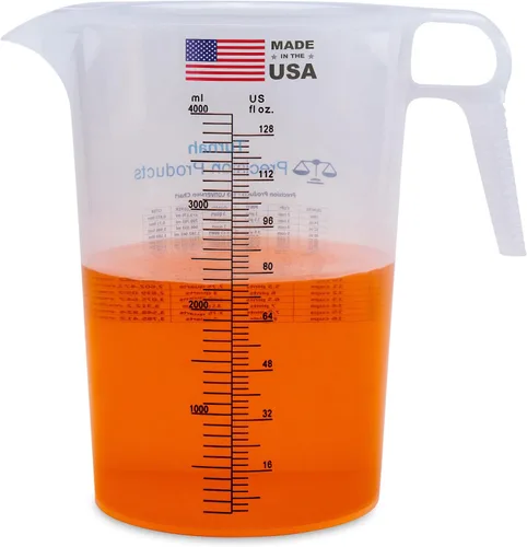 Vista 12 de Jarra de medición de 1 taza de 8 onzas con práctica tabla de conversión – Grado alimenticio – Ideal para cocinar, aficiones en el hogar, acuarios