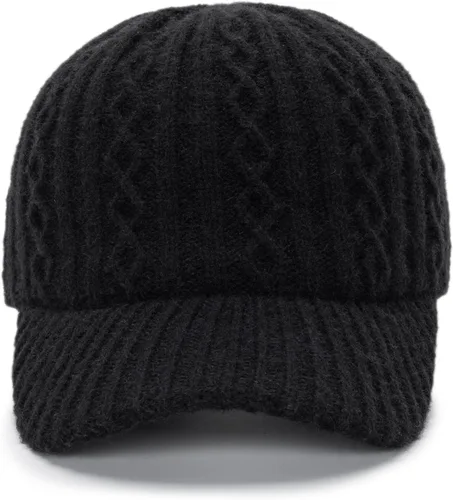 Vista 3 de Gorras de béisbol de lana de cordero, cálidas, de invierno, de felpa, hip-hop, para hombres y mujeres, para viajes al aire libre