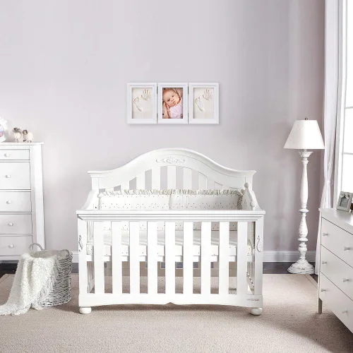 Vista 7 de Kit de huellas de manos para bebés y marco de fotos para niños o recién nacidos, caja de recuerdos para niños y niñas (marco de café clásico, blanco)