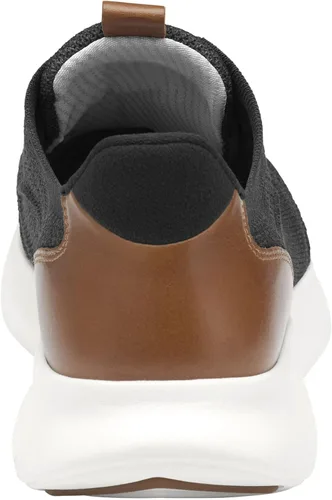 Vista 3 de Johnston & Murphy Men’s Amherst 2.0 Knit Plain Toe Dress Casual Shoe Punto negro jaspeado
