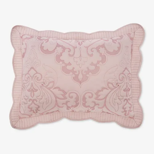 Vista 10 de BrylaneHome Amelia - Funda de almohada King, color rosa baya.