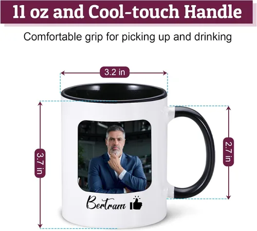 Vista 5 de Regalos personalizados para el día del jefe para hombres y mujeres, taza del mejor jefe del mundo, regalos de oficina para jefe, regalos