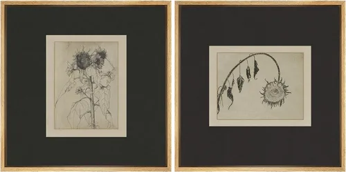 Vista 47 de SIGNFORD Impresión en Lienzo Enmarcado Arte de Pared Art Nouveau Lago de Cisnes Elegantes Ilustraciones de Aves Acuáticas Moderno Boho Naturaleza