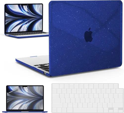 Vista 67 de IBENZER Funda para MacBook Air de 13 pulgadas 2026 2025 2024 2023 2022 M4 A3240 M3 A3113 M2 A2681, funda rígida con cubierta de teclado ScreenFilm