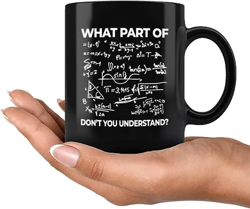 Vista 8 de ¿Qué parte de no entiendes? Regalos para ingenieros divertidos, profesor de matemáticas sarcástico, estudiante de ingeniería, artículos de bebida