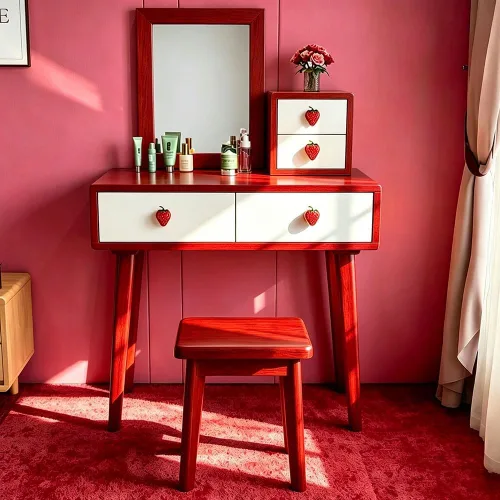 Vista 7 de Perillas de gabinete de fresa, pomos decorativos de aleación de metal de fresa para armario, puerta, armario, aparador, perillas para muebles
