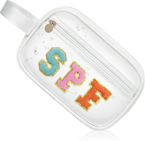 Vista 16 de COSHAYSOO Bolsas transparentes para aperitivos, bolsa de viaje para mujeres y niñas, lindas vacaciones de verano, playa, piscina, día del lago