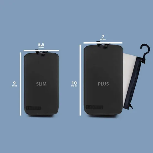 Vista 6 de Gravel Explorer Plus Neceser – Colgante, resistente al agua con botellas de viaje aprobadas por la TSA, Arena, Slim