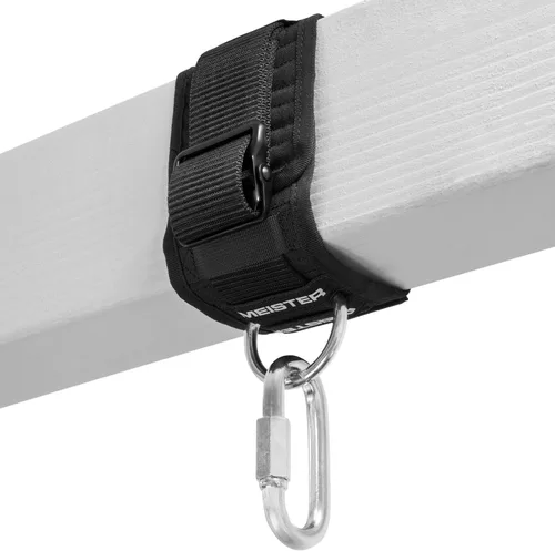 Vista 7 de Meister Kit de montaje de viga con mosquetón para colgar boxeo y bolsas pesadas MMA