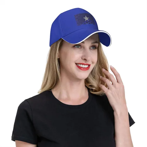 Vista 3 de QIZYOQA Bonnie Blue Flag Baseball Cap for Men Women Adjustable Funny Dad Hat