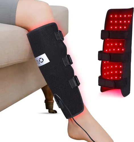 Vista 11 de DGXINJUN Dispositivos de terapia de luz roja 880nm infrarrojo cercano LED Becerro Brazo Músculo Alivio del Dolor Envoltura para Calambres