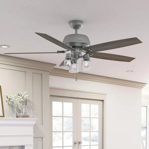 Vista 3 de Hunter Churchwell - Ventilador de techo interior con luz LED y cadena de tracción