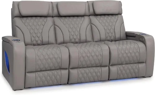 Vista 56 de Seatcraft Luminis LT - Asiento de cine en casa, reclinable, color rojo