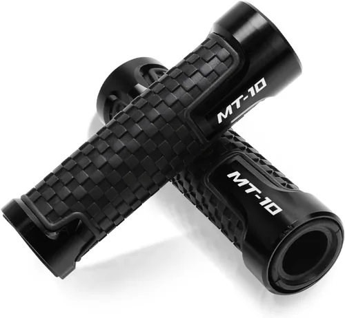 Vista 3 de Agarres para manillar de motocicleta de 7/8 pulgadas, 0.866 in, agarre de manillar de carreras para Yamaha MT10 MT-10 MT03 MT25 FZ10 MT01 MT-07 2018