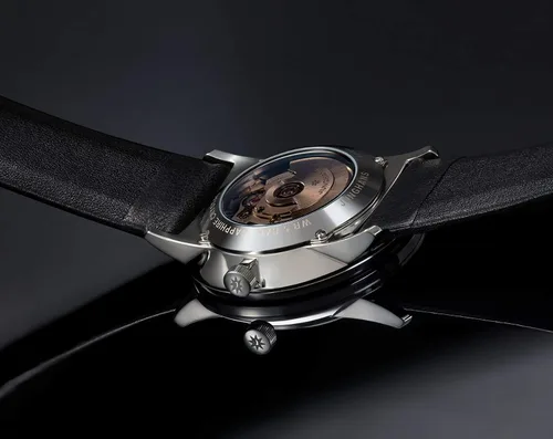 Vista 3 de Junghans Reloj Forma A Automático Matt Silver Dial Correa De Cuero Negro 0274731.00, plateado, Moderno