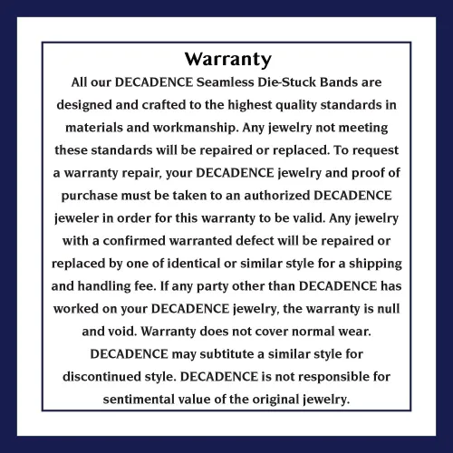 Vista 5 de DECADENCE 10K or 14K Yellow & White Gold 4mm Polished Plain Wedding Band, Size 4-14