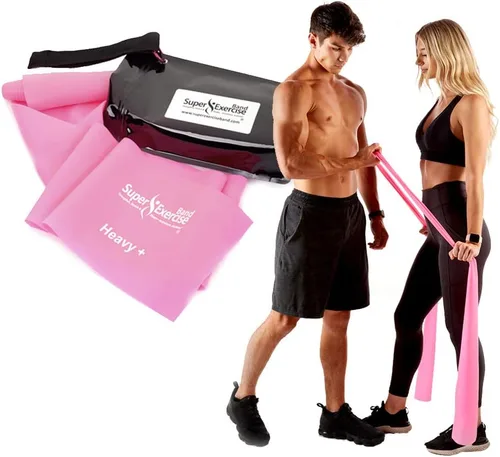 Vista 10 de Resistance Bands for Working Out 7Ft Long Resistance Bands Super Exercise Bands with Carry Pouch and Door Anchor I Latex Free Workout Bands