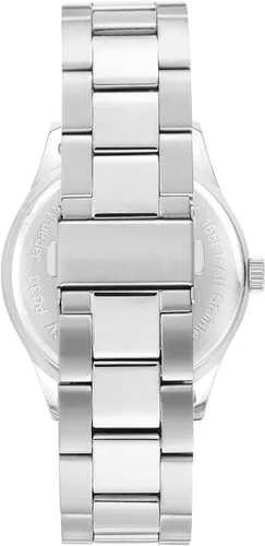 Vista 3 de Armitron Reloj de pulsera con esfera con función de díafecha para hombre, 205404, PlataAzul Marino, Japonés