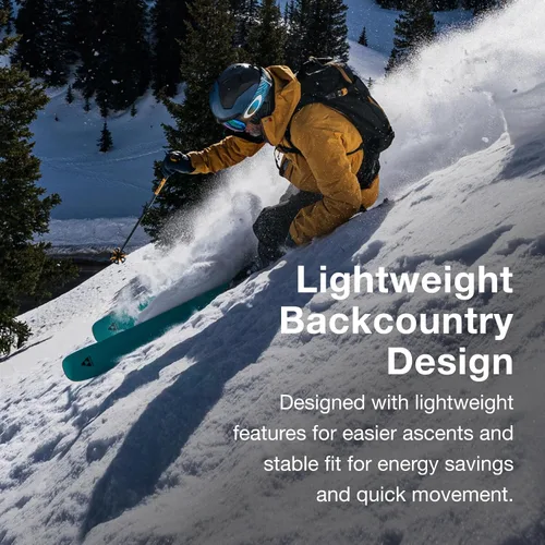 Vista 3 de Osprey Soelden 22L - Mochila de esquí y snowboard para hombre, color amarillo artesano