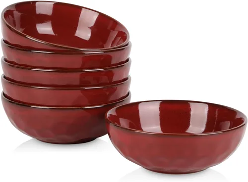 Vista 11 de vicrays Juego de Cuencos de Cerámica para Ensalada de Cocina, para Servir - Cuencos de Sopa de 32 Onzas, Cuencos para Pasta, Resistentes a