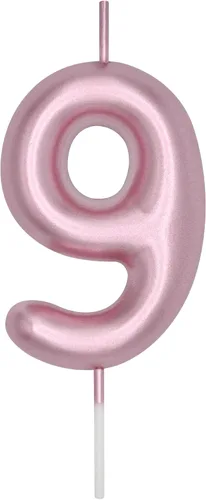 Vista 249 de DERVENTA Vela con números de 2.36 pulgadas, decoración perfecta para cumpleaños, brunch, postre, pastel, 1 pieza (número 0 rosa)