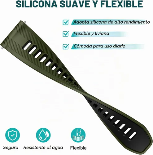Vista 3 de OVERSTEP Compatible con Garmin Forerunner 965, 955, 945, 935, bandas intercambiables de 0.866 pulgadas de ancho para Fenix 7, Fenix 6 GPS, Fenix 5
