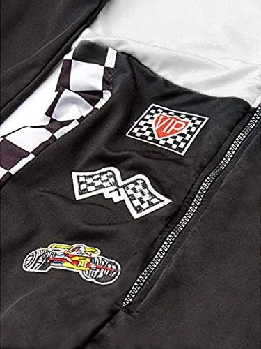 Vista 4 de Speed Race Car Driver - Disfraz de corredor de Halloween para mujer