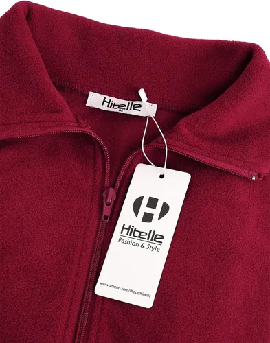 Vista 4 de hibelle suéter para Mujer para exteriores con cremallera completa, de forro térmico con bolsillos