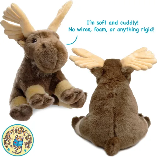Vista 7 de TigerHart Martin The Moose - Peluche de 10.5 pulgadas (nueva edición)