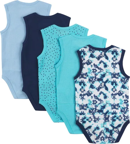 Vista 10 de Hanes Body unisex para bebé, Ultimate Flexy sin mangas para niños y niñas, paquete de 5