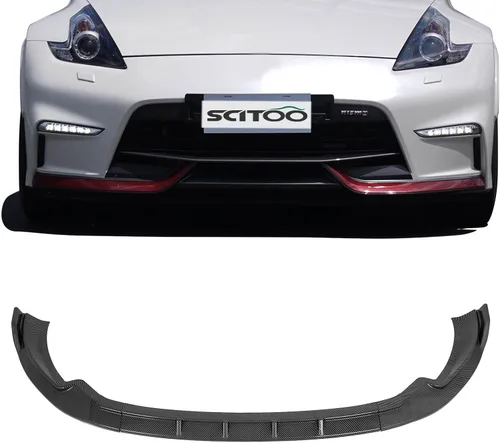 Vista 71 de SCITOO Alerón de borde de parachoques delantero mate negro para Ford Focus ST años 2013-2014 - Spoiler frontal de polipropileno