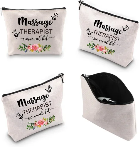 Vista 6 de WCGXKO Kit de supervivencia para terapeuta de masaje, bolsa de maquillaje y regalo de graduación, Varios colores, Masajista