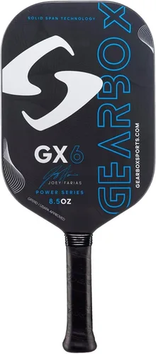 Vista 7 de Gearbox Paleta de pickleball de fibra de carbono GX6