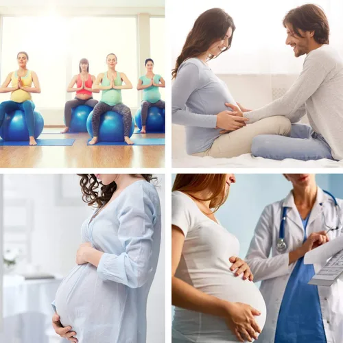 Vista 6 de GECONLE Cinturón de maternidad Cinturón de apoyo para embarazo, banda suave y transpirable, cinturón de apoyo abdominal para aliviar el dolor