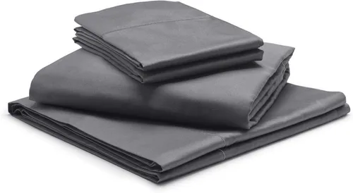 Vista 11 de 1000-Thread Count 100% Egyptian Cotton Twin Sheet Set, Soft Breathable Sateen Weave Long Staple Cotton, 1000-TC Pure Cotton, Fits Mattress 15" Deep